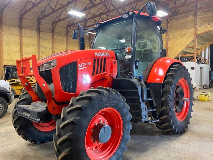 17 Kubota M7 151 Lot 7 Ring 2 Upper Midwest Timed Online Machinery Auction 12 8 Pifer S Auctioneers Auction Resource