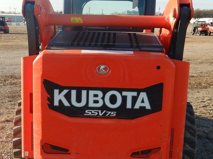 Kubota SSV75 - Lot #DI3530, Online Only Great Plains Kubota Equipment