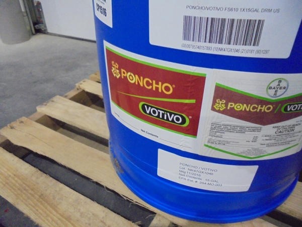 bicycle pray Loneliness Bayer Poncho Votivo Liquid Seed Treatment (CP1516) - Lot #224, Online Only  Equipment Auction, 12/15/2020, DPA Auctions - Auction Resource