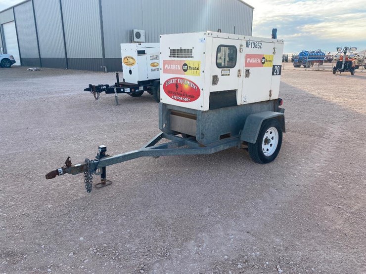 Warren Power Systems NPSP20 Generator Lot 1210140, Five Year