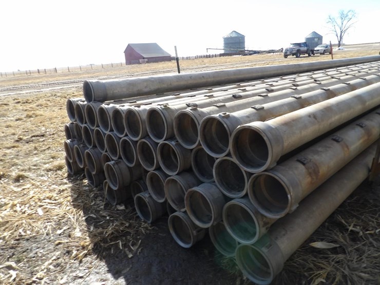 Rainway 8" Aluminum Irrigation Pipe & Fittings Lot GP9744, Mar 10