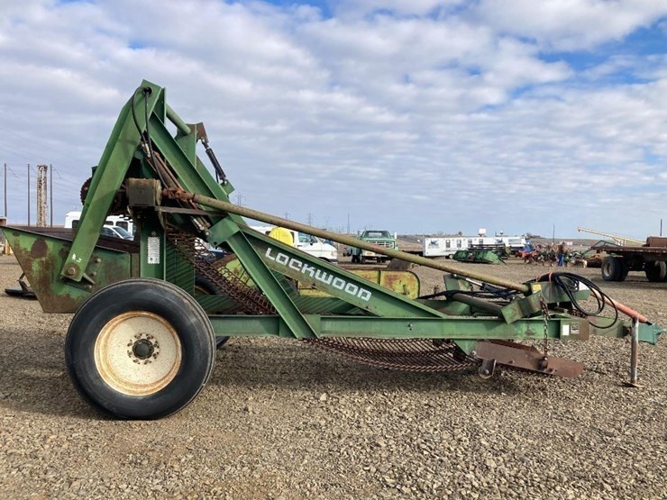 Lockwood 2Row Rock Picker Lot 225, March Virtual Equipment Auction