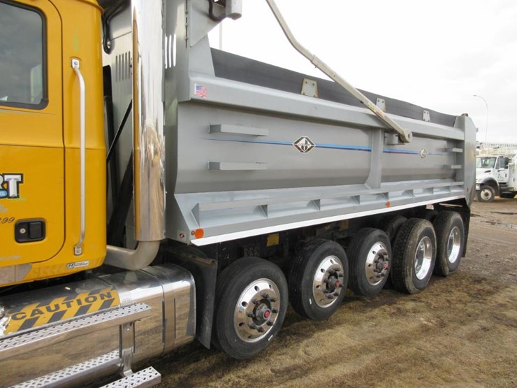 2016 Mack Granite 915 Quint Axle Dump Truck Vin 1M2AX07C6GM028044