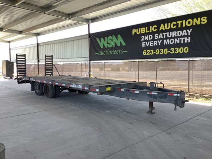 1998 Zieman Trailer Equipment Trailer Lot 247, ONLINE ONLY EQUIPMENT