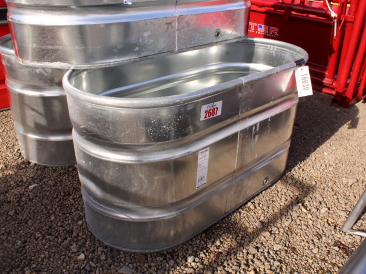 TARTER 100 GALLON GALVANIZED WATER TROUGH Lot 2687, Spring Absolute Auction, 4/3/2021