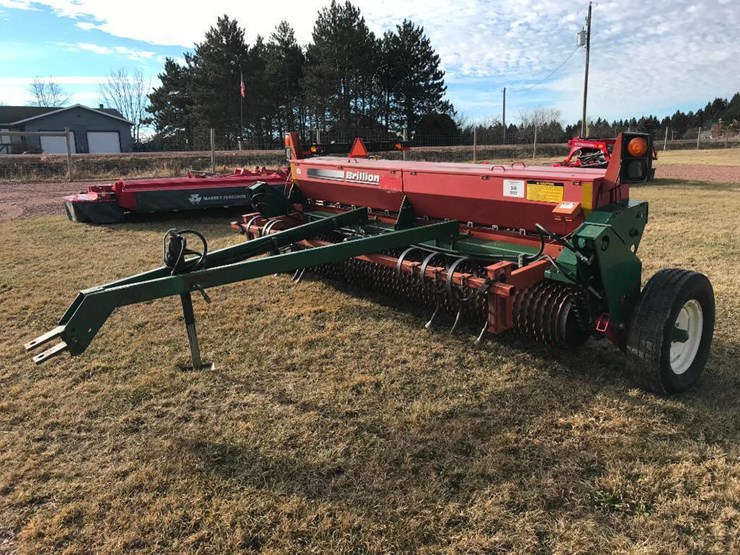 Brillion SS10 10 Sure Stand Seeder Hyd Lift Double Boxes Digital