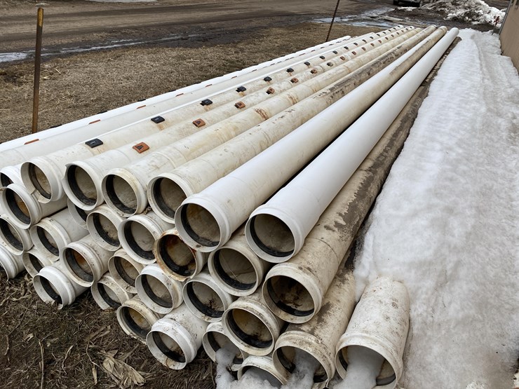 8” Gated Irrigation Pipe Lot GM2506, Agricultural Equipment