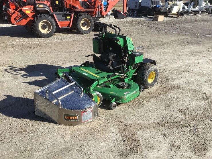 John Deere 667 ZeroTurn StandOn Mower W/Grass Catcher Lot GG2301