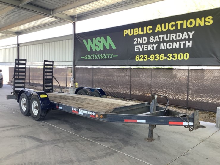 2007 Zieman Equipment Trailer Lot 253, VIRTUAL ONLINE PUBLIC AUCTION