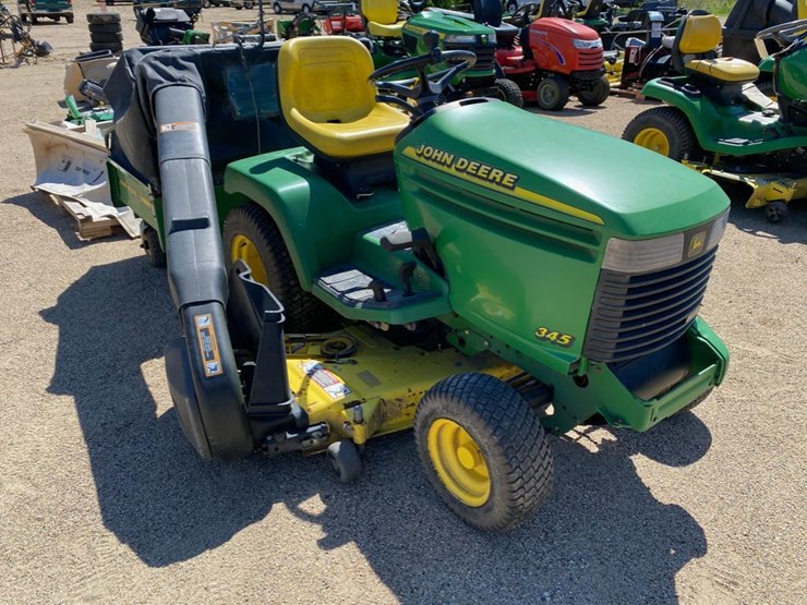 JOHN DEERE 345 Lot 330, Northwoods Auction Co. Lawn Mower & Equipment Auction, 6/20/2021, Bid