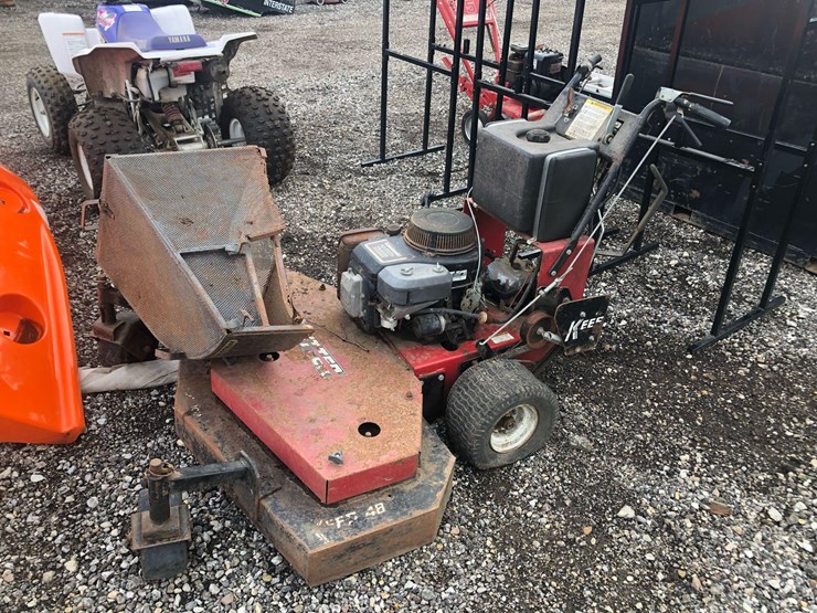 360 Kees Walk Behind Mower Lot 360 Equipment Showcase Auction 7 1 21 Bright Star Realty And Auctions Auction Resource