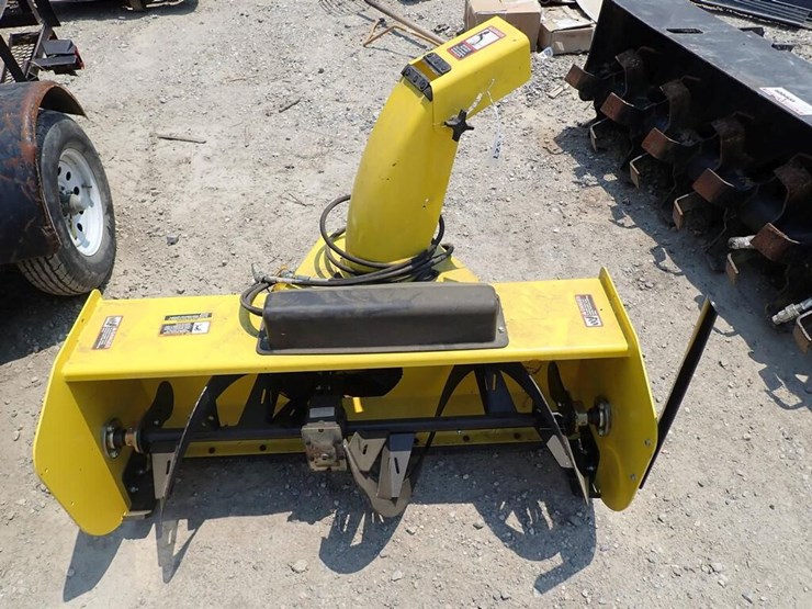 JOHN DEERE 48" Snow Blower Lot 185, McGrew Equipment Live Virtual