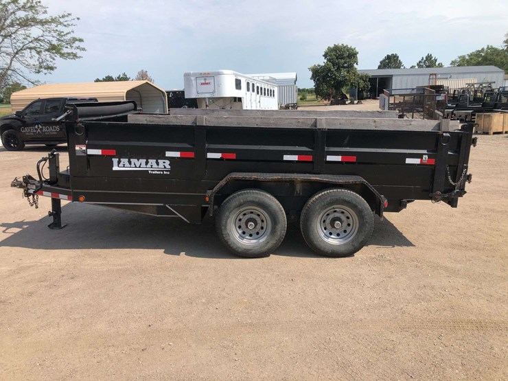 2014 Lamar Dump Trailer 83" X 14' Lot , AGRICULTURE & CONSTRUCTION