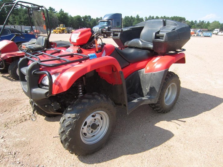 2013 HONDA FOREMAN 500 ES Lot 210, Late Summer 2021 Heavy Equipment