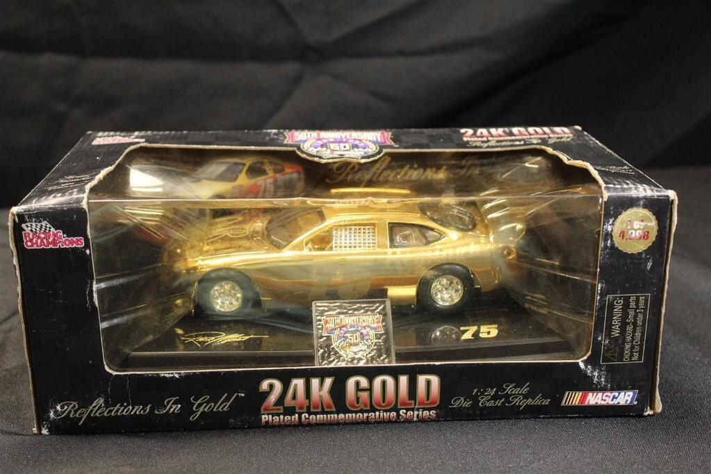 1998 Racing Champions NASCAR 50th Anniversary 24k Gold Plated Airplane 1 of 2500 for sale online 