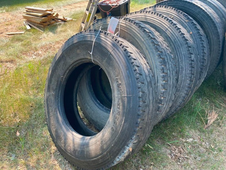 16 • (4) Ironman 11R22.5 Tires Lot 16, Trailers, Truck Parts, Tires