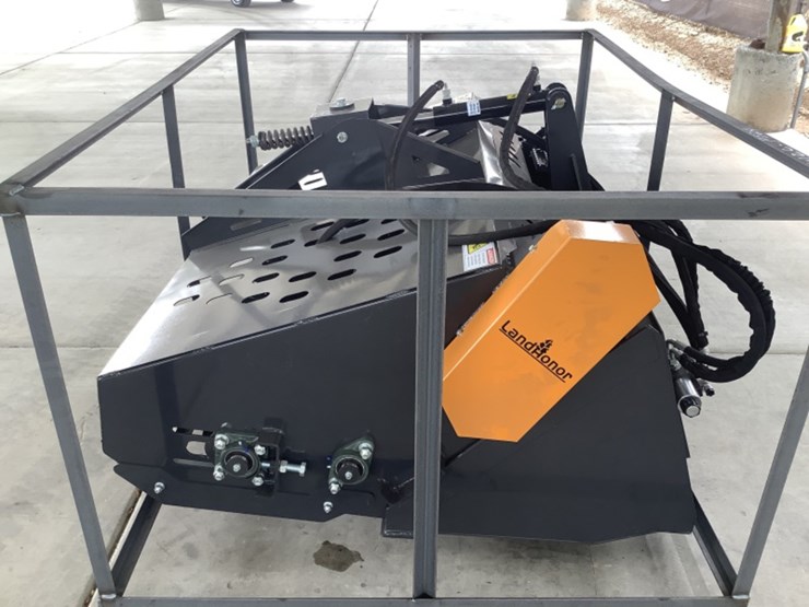 LANDHONOR 72IN LANDSCAPE RAKE ATTACHMENT FOR SKID STEER Lot 524, VIRTUAL ONLINE PUBLIC