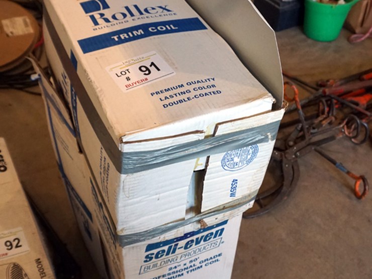 Rollex Trim Coil Lot 91, ONLINE ONLY AUCTION FEATURING ENCLOSED
