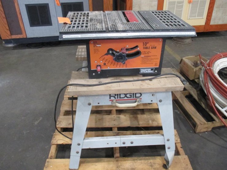 10181A • Master Mechanic 10" Table Saw Lot 10181A, Gunderson Shop