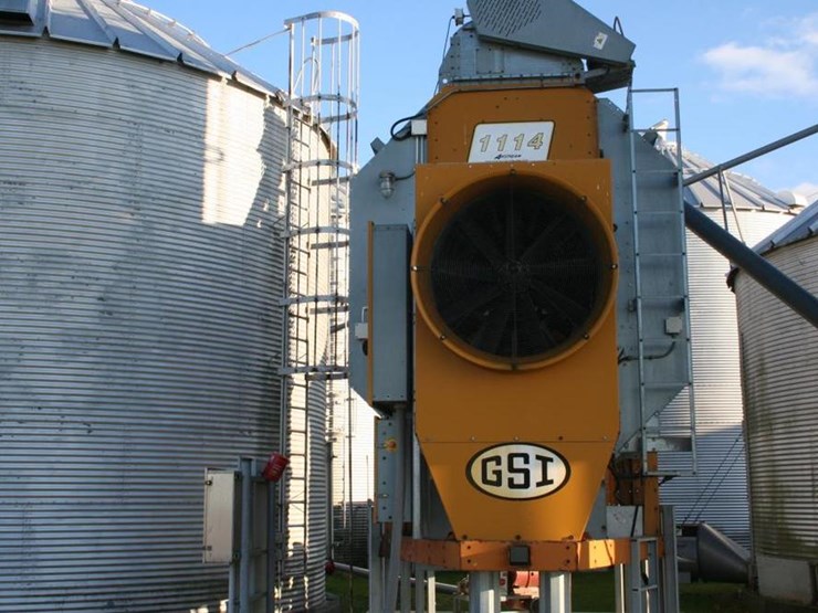 2009 GSI 1114 Grain Dryer Lot 36, Schlachter Farm Equipment Auction