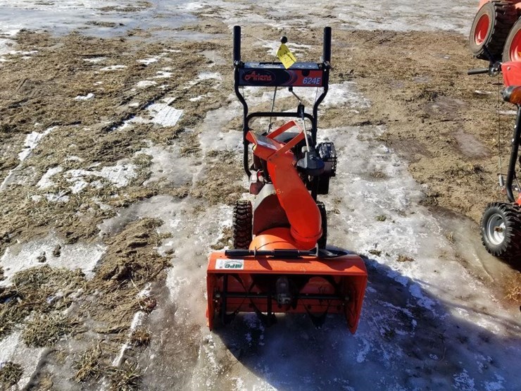 Ariens 624E Snow Blower Lot 327, January Farm Consignment, 1/27/2022
