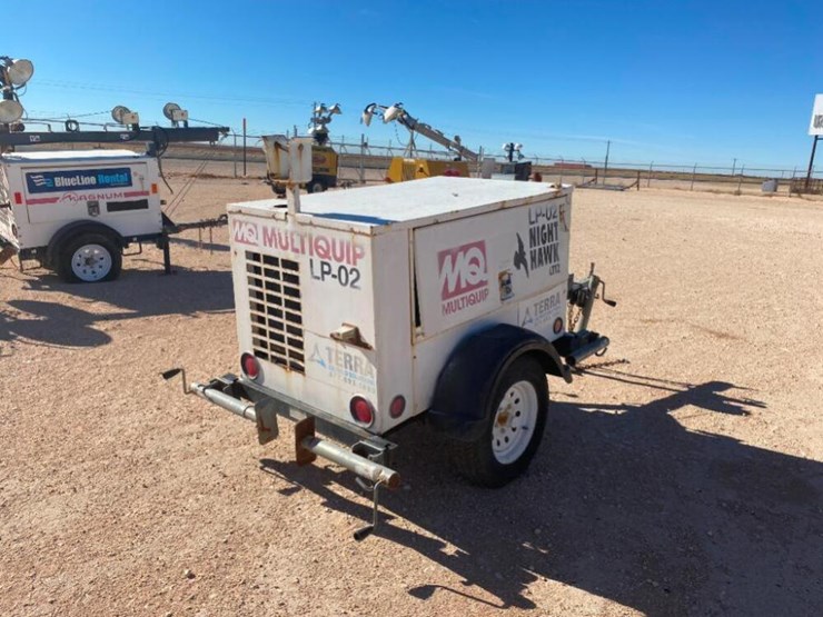 MULTIEQUIP NIGHT HAWK GENERATOR Lot 122117, FEBRUARY 2022 PUBLIC