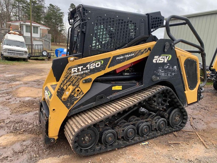 2019 ASV RT120F CRAWLER FORESTRY SKID STEER Lot 577, Ring 1 Feb