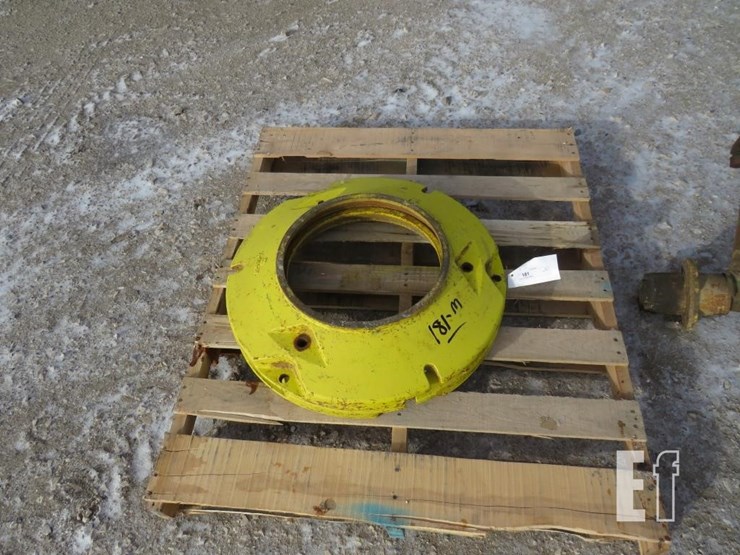 PAIR OF JD WHEEL WEIGHTS WEIGHTS Lot 181, Pocahontas Machinery