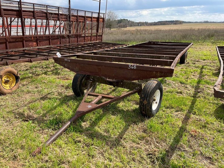 7.5X24 4 WHEEL FARM WAGON Lot 368, RING 1 ABSOLUTE FARM EQUIPMENT