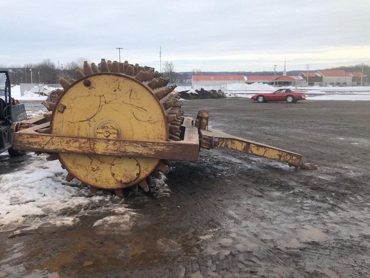 "ABSOLUTE" 60" Pull Type Compactor Lot 11623, Construction Ring