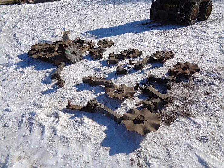 Rawson Zone Tiller Coulter Frame Mount Lot GV5822, Farm Equipment