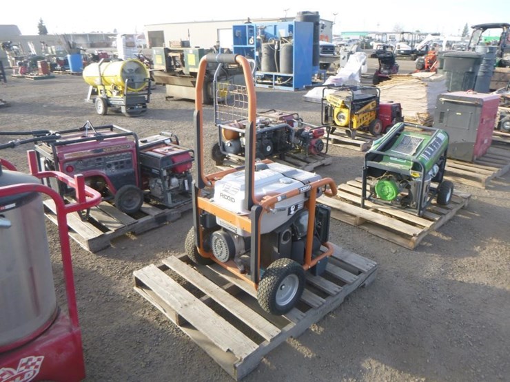 Ridgid 8000 Watt Generator Lot 9303, Monthly Public Auction, 3/12