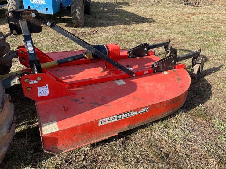 TaylorWay 7ft Rotary Cutter Lot 282A, Live/Public Spring Truck and