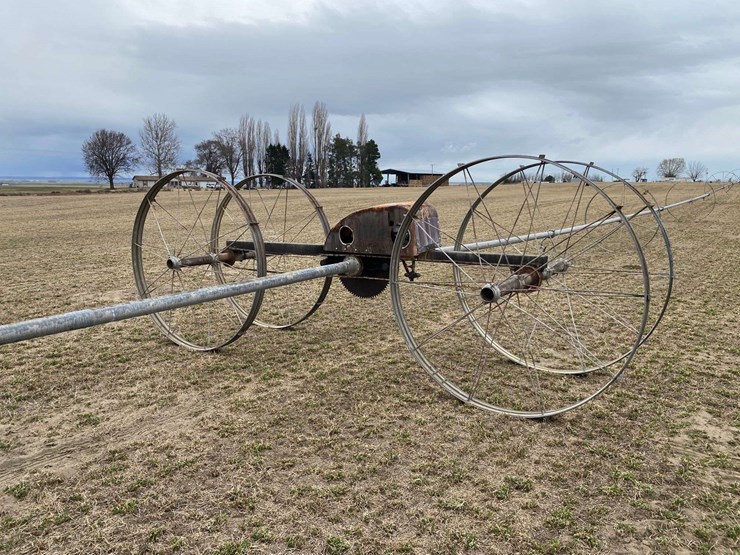 Irrigation Wheel line Lot 378901, Annual Early Spring Offsite Farm Auction, 3/23/2022, Booker