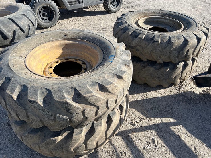 771 • 4 Gehl telehandler tires Lot 771, Baker Auction Spring Open