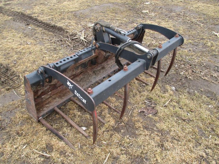 Bobcat Manure Fork Clam Lot 104, Estate of Tom Bollinger Inventory