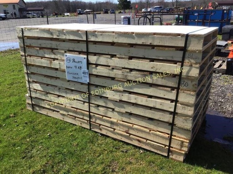 (10) approx 4x8 pallets Lot 4221, 2022 Online Consignment Auction, 4