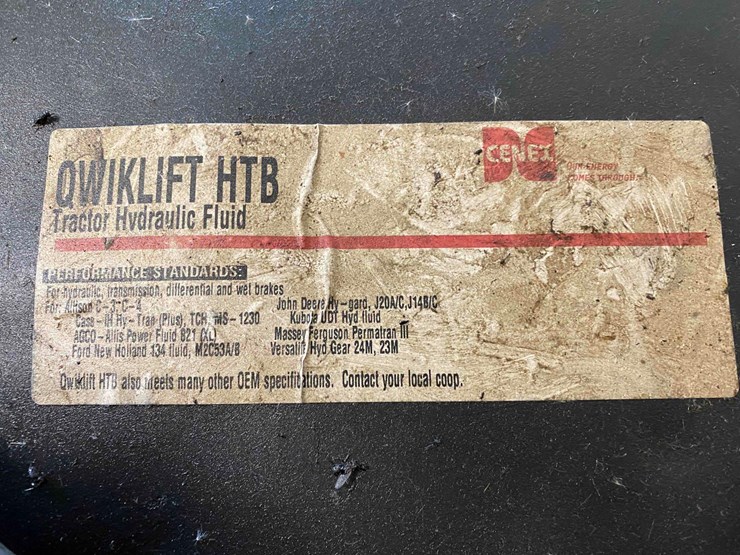 Cenex Qwiklift HTB Tractor Hydraulic Fluid Lot 22, Keith Axtmann