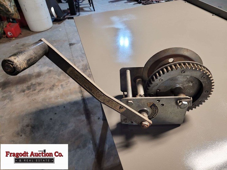 Cable Winch K1550 Fulton, 1,500lb Lift Lot 140, Online Equipment