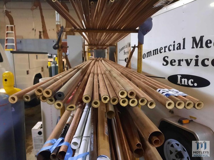  24 New 1 1 8 X 20 Copper Pipe Lot 354 Commercial Mechanical Services Liquidation Sale 4 