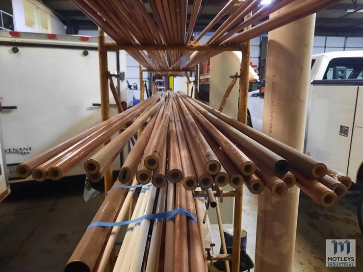  24 New 1 1 8 X 20 Copper Pipe Lot 354 Commercial Mechanical Services Liquidation Sale 4 