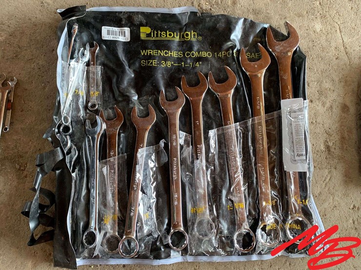 Pittsburgh Combo Wrench Set Lot 8925, Alex Smith Estate, 4/26/2022