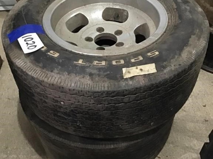 2 DAYTONA SPORT 60. G6014 TIRES W RIMS Lot 1020, Spring Consignment Day 2, 4/30/2022