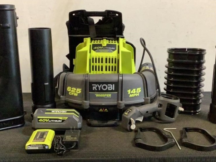 RYOBI 40V Cordless Backpack Blower RY40404VNM Lot 181, April Monthly