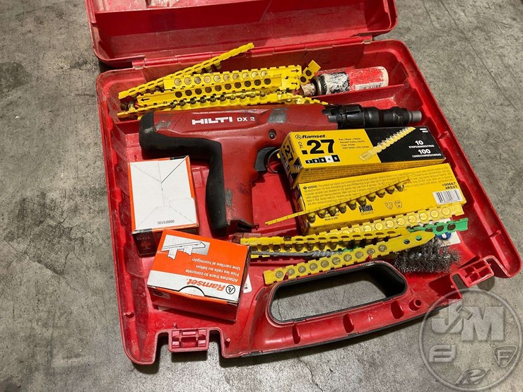 HILTI DX2 PISTON DRIVER Lot 3008, WM F MCDONOUGH PLUMBING AND FIRE