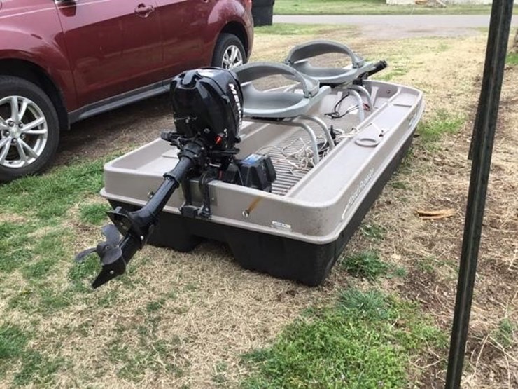 2008 Bass Pro Charloma/Pond Prowler 8 Boat Lot GA8246, Equipment Auction Farm Equipment