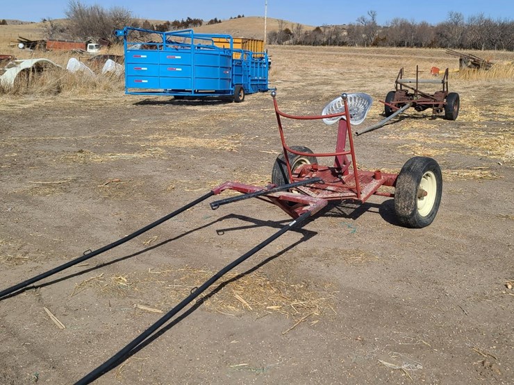 Pioneer Single Horse Drawn Cart Lot HF0465, Equipment Auction Farm
