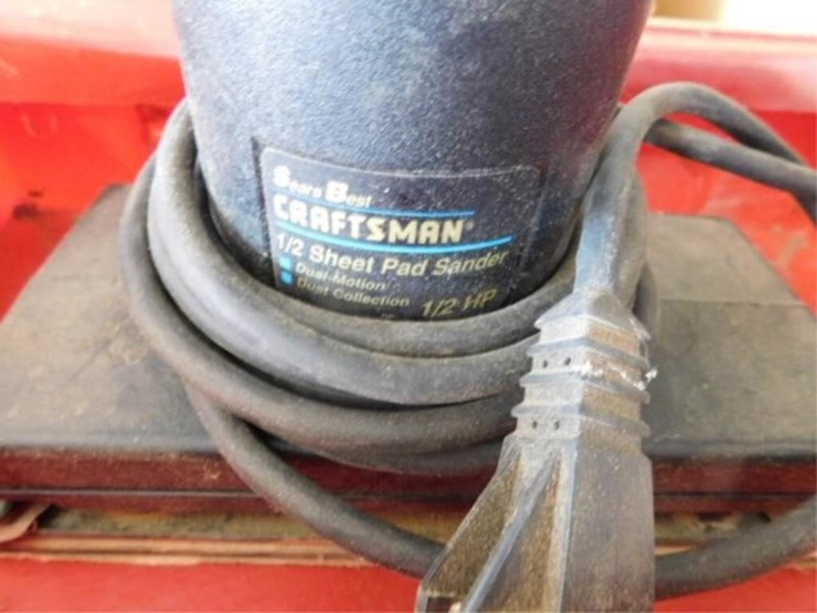 Craftsman 1/2 Sheet Pad Sander; 1/2 HP; Lot 112, MIKE & PAM PAINE