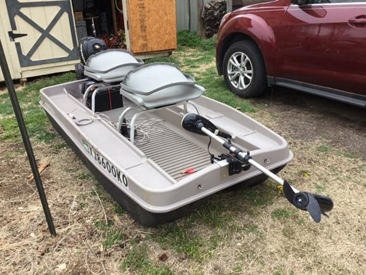 2008 Bass Pro Charloma/Pond Prowler 8 Boat Lot GA8246, Equipment Auction Farm Equipment