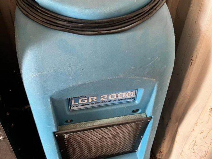 Drizair LGR 2000, Low Grain Refrigerant Dehumidifier Lot 114, Paul